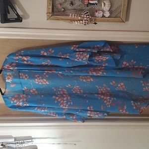 Womens plus kimono